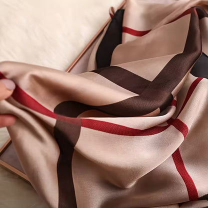 Women Silk Satin Scarf Foulard Hijab Women Soft Large Wrap