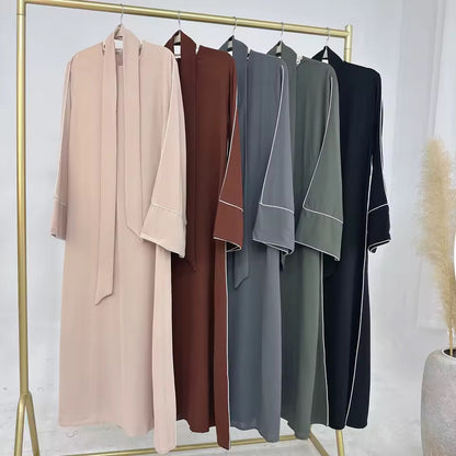 Women Closed Abaya Luxury Modest Clothing