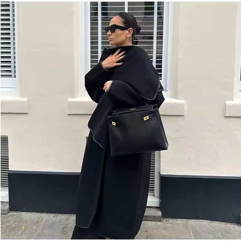 Women Luxury Cape Modest Clothing with Scarf