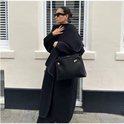 Women Luxury Cape Modest Clothing with Scarf