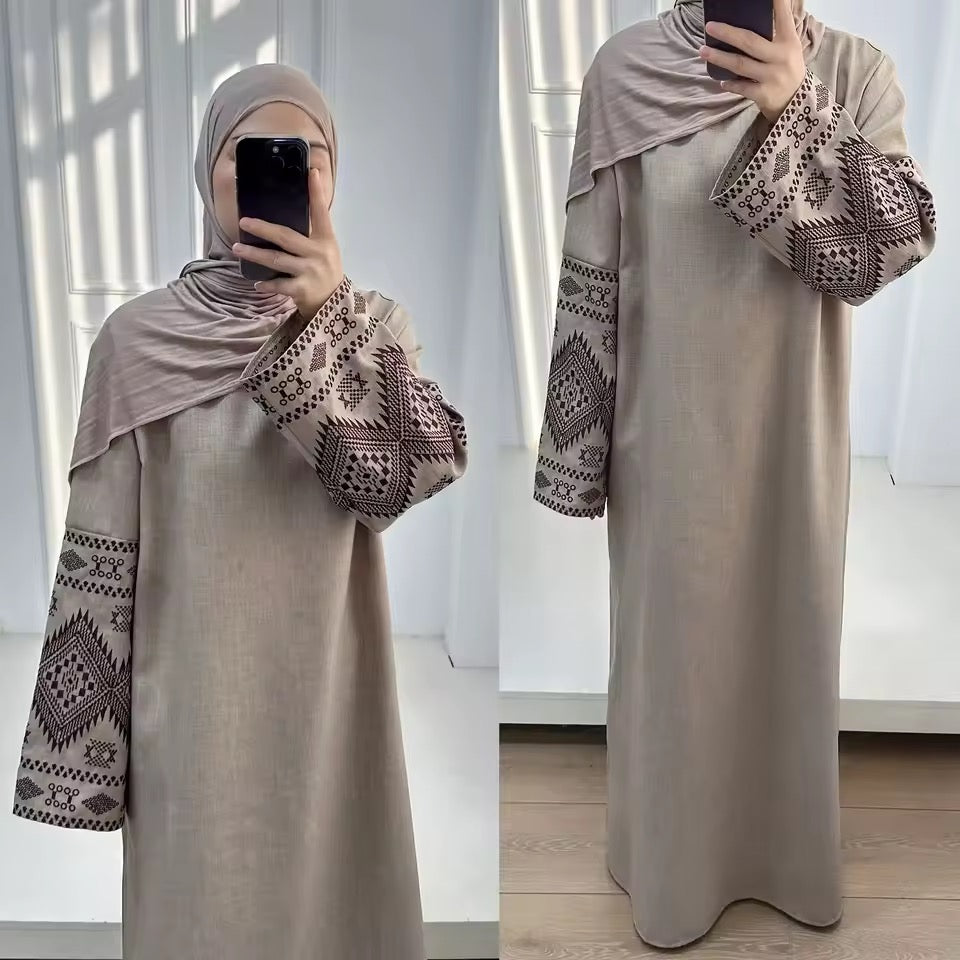 Women Closed Abaya Luxury Modest Clothing