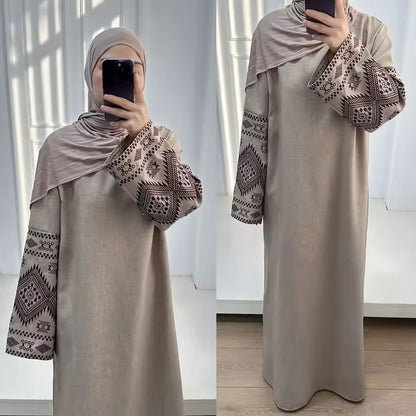 Women Closed Abaya Luxury Modest Clothing