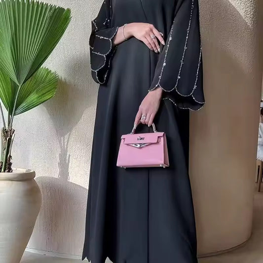 Women Black Abaya Modest Clothing Women Closed Abaya