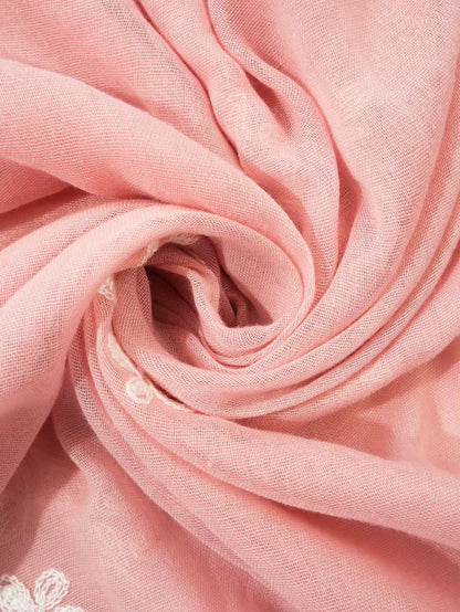 Women Embroidered Scarf Elegant and Versatile for Women Floral Shawl