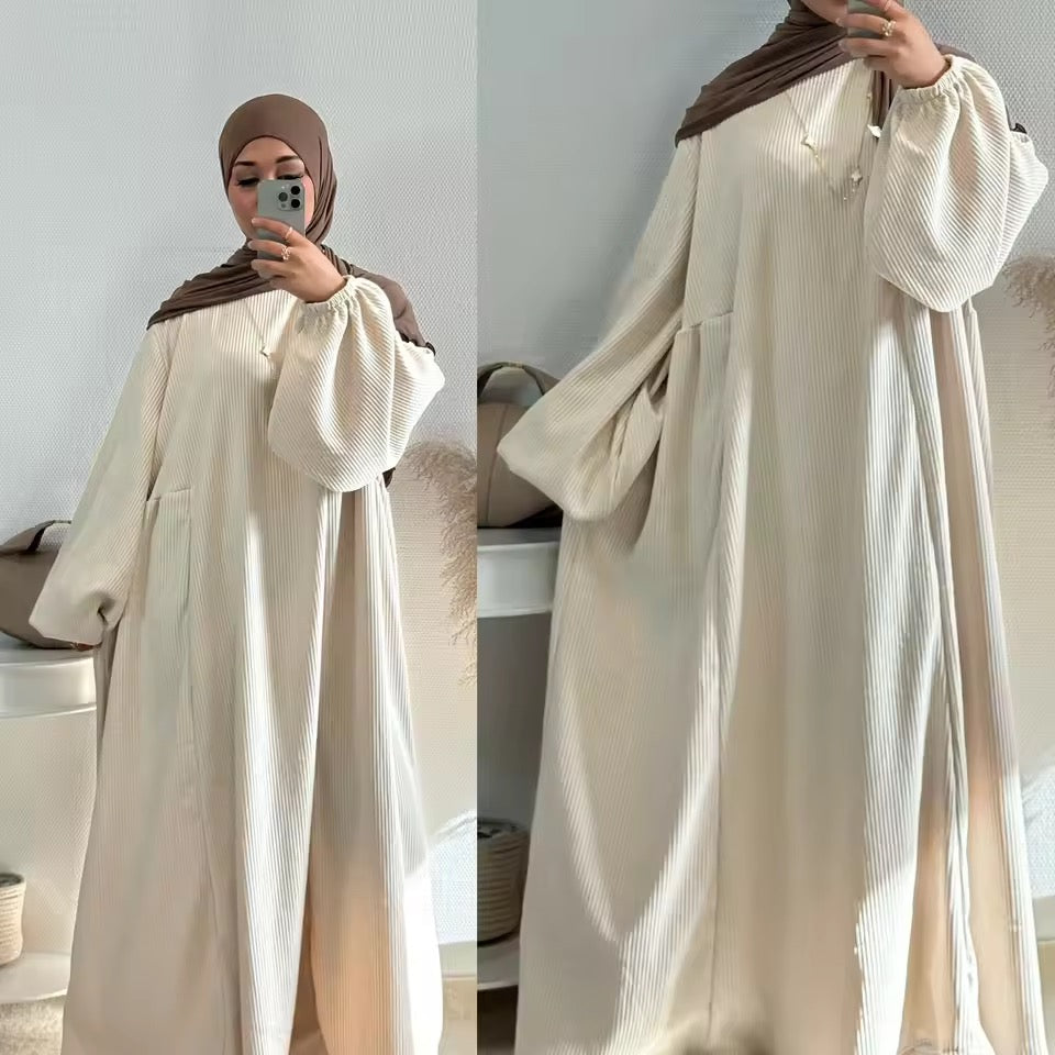 Women Closed Abaya Luxury Modest Clothing