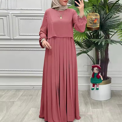 Women Closed Abaya Luxury Modest Clothing