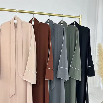 Women Closed Abaya Luxury Modest Clothing