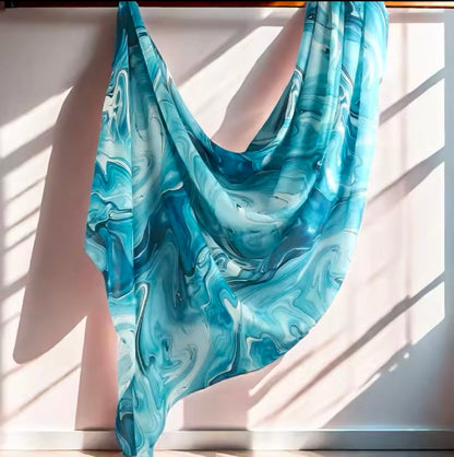 Women Silk Satin Scarf Hijab Women Soft Large Wrap