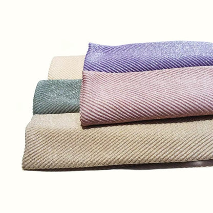 Women Glimmer Shiny Women Hijab Scarf Muslim Long Scarves Light Weight