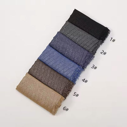 Women Glimmer Shiny Women Hijab Scarf Muslim Long Scarves Light Weight