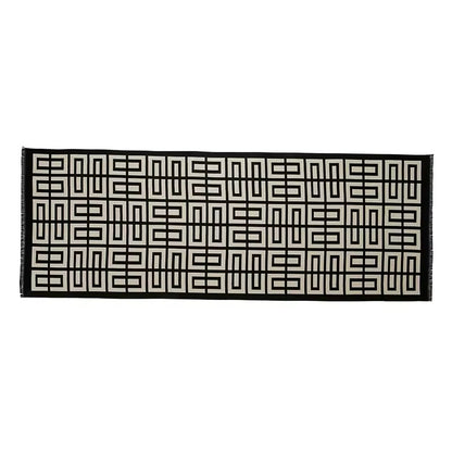 Women Luxurious Cashmere Touch Scarf - Warm Fringe Shawl