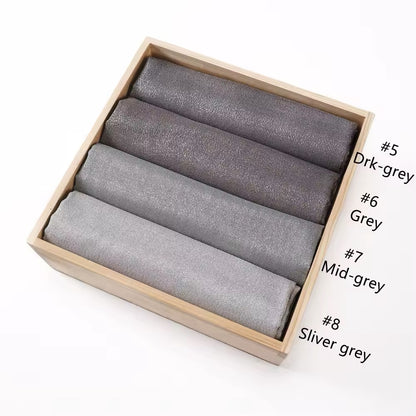 Women Glimmer Shiny Women Hijab Scarf Muslim Long Scarves Light Weight