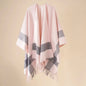 Cashmere Wool Cape Scarf Split Thickened Autumn and Winter Women Cape