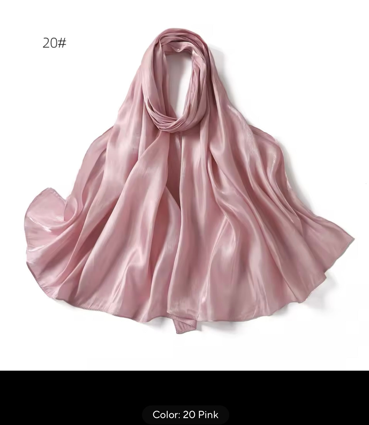 Women Glimmer Shiny Women Hijab Scarf Muslim Long Scarves Light Weight