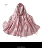 Women Glimmer Shiny Women Hijab Scarf Muslim Long Scarves Light Weight