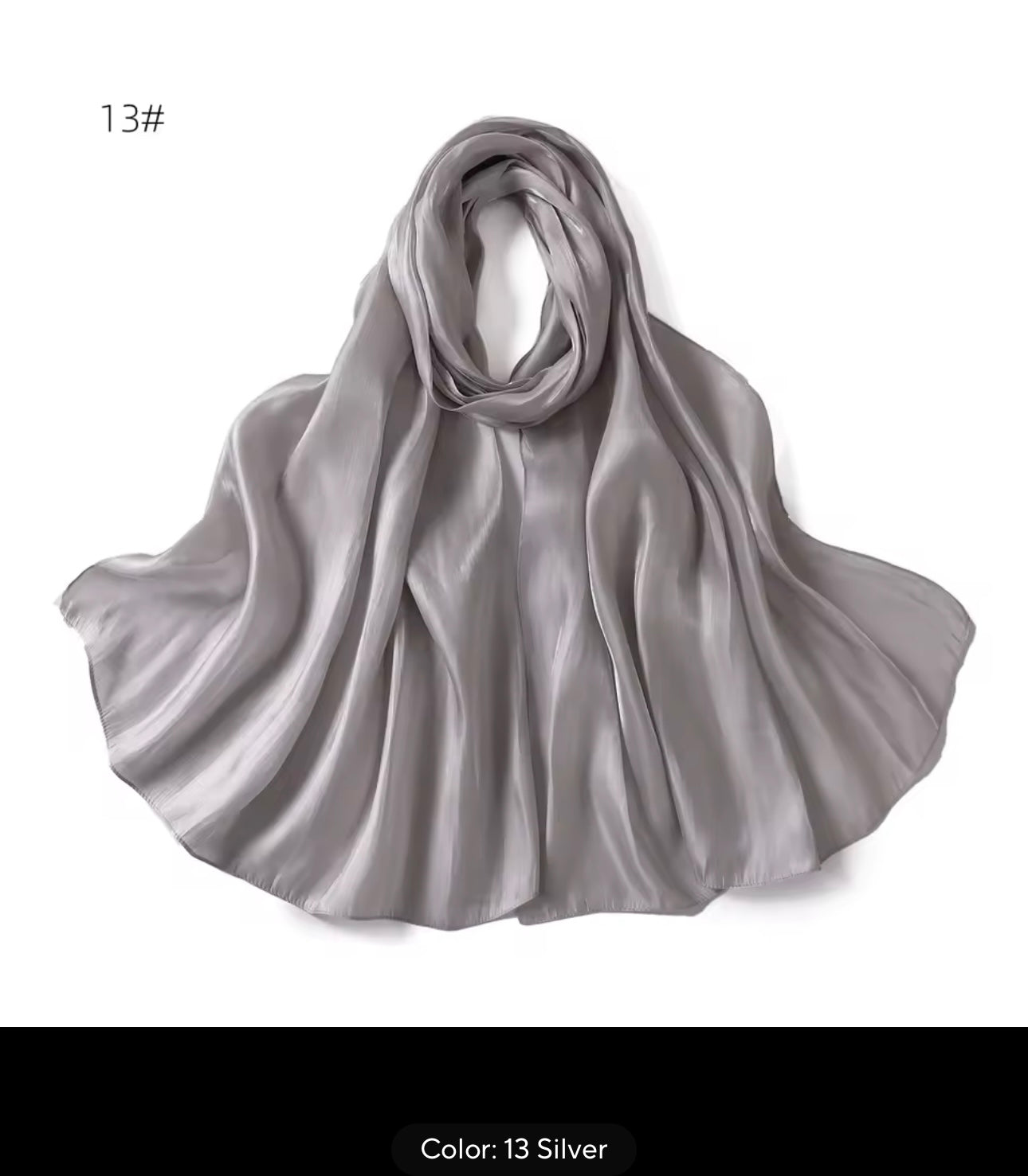 Women Glimmer Shiny Women Hijab Scarf Muslim Long Scarves Light Weight