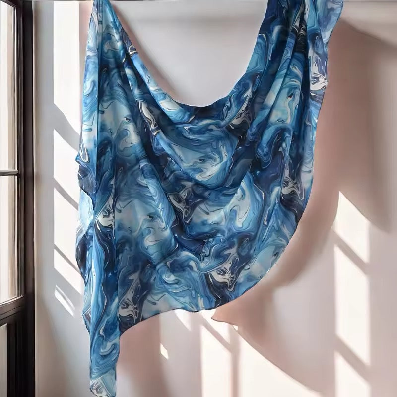 Women Silk Satin Scarf Hijab Women Soft Large Wrap