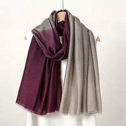 Women Silk Satin Scarf Hijab Women Soft Large Wrap