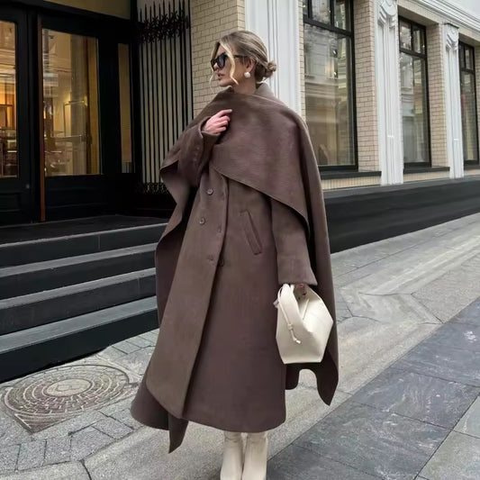 Women Luxury Cape Modest Clothing with Scarf