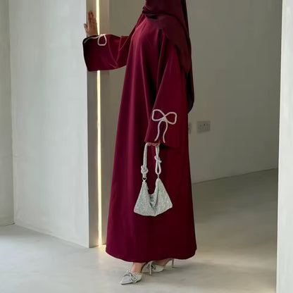 Women Closed Abaya Luxury Modest Clothing