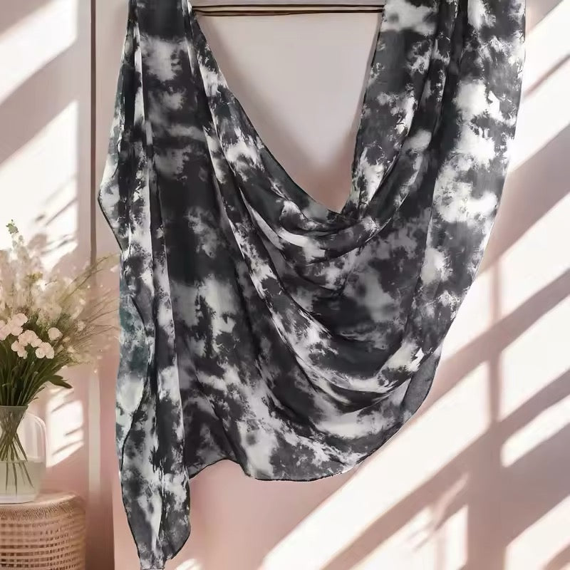 Women Silk Satin Scarf Hijab Women Soft Large Wrap