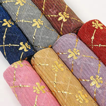 Women Glimmer Shiny Women Hijab Scarf Muslim Long Scarves Light Weight