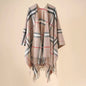 Cashmere Wool Cape Scarf Split Thickened Autumn and Winter Women Cape