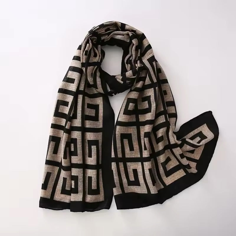 Women Silk Satin Scarf Foulard Hijab Women Soft Large Wrap