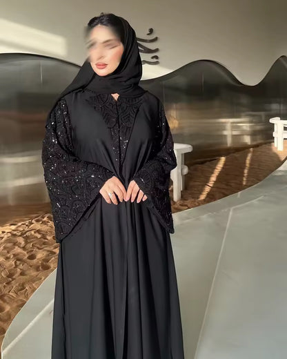 Women Black Abaya Modest Clothing Women Closed Abaya