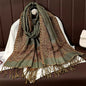 Luxury Women Classic Pashmina Cashmere Touch Bohemia Scarf - Warm Fringe Shawl
