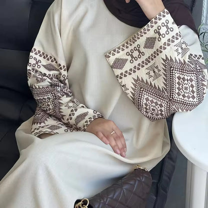 Women Closed Abaya Luxury Modest Clothing