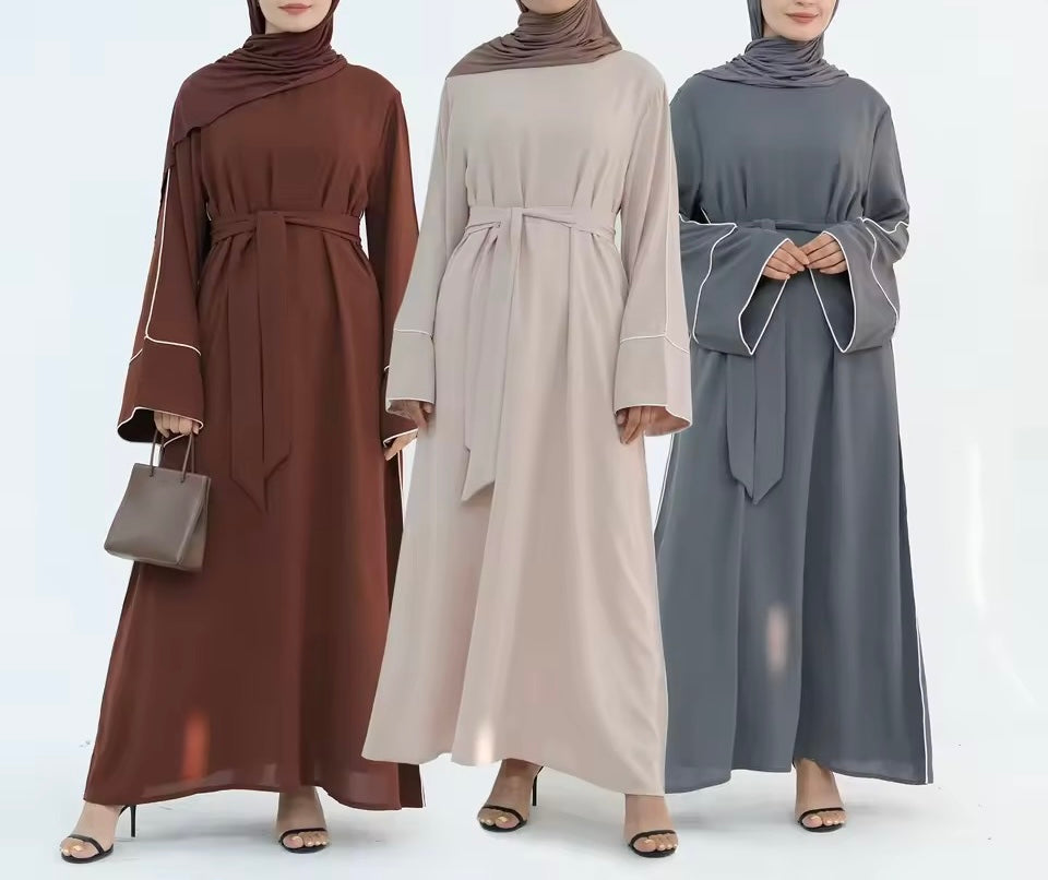 Women Closed Abaya Luxury Modest Clothing