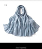 Women Glimmer Shiny Women Hijab Scarf Muslim Long Scarves Light Weight