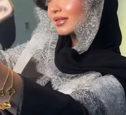 Split Women Black Abaya Modest Clothing Women Split Coat Abaya