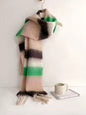 Women & Men Wool Autumn Winter Plaid Warmth Scarf Furry Mohair Shawl Women Woollen