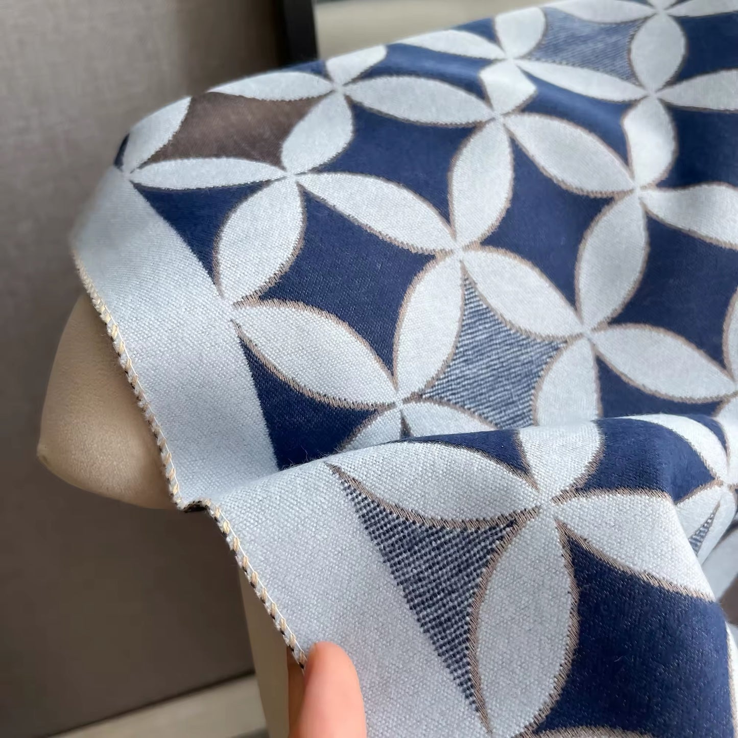 Women Luxurious Cashmere Touch Scarf - Warm Fringe Shawl